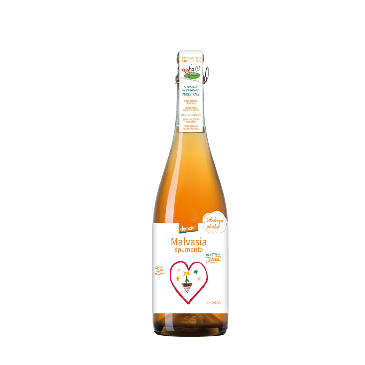 Babalù Malvasia Orange Spumante Brut Nature N.V.｜ババル